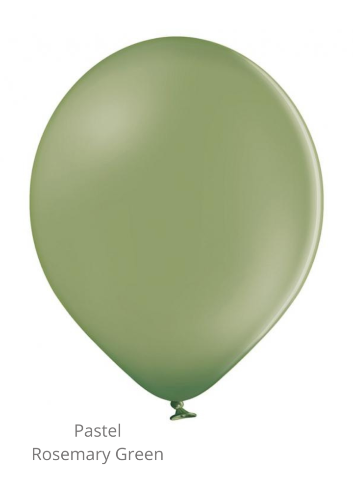 Balon zielony pastel ROSEMARY GREEN 30cm